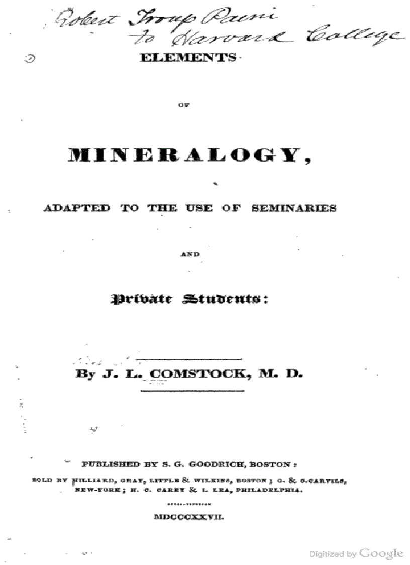 image for page Elements of Mineralogy Adapted To The Use Of Seminaries and Private Students