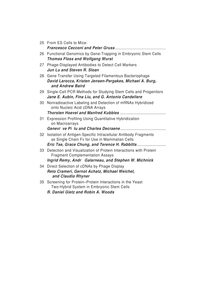 image for page Embryonic Stem Cells Methods And Protocols