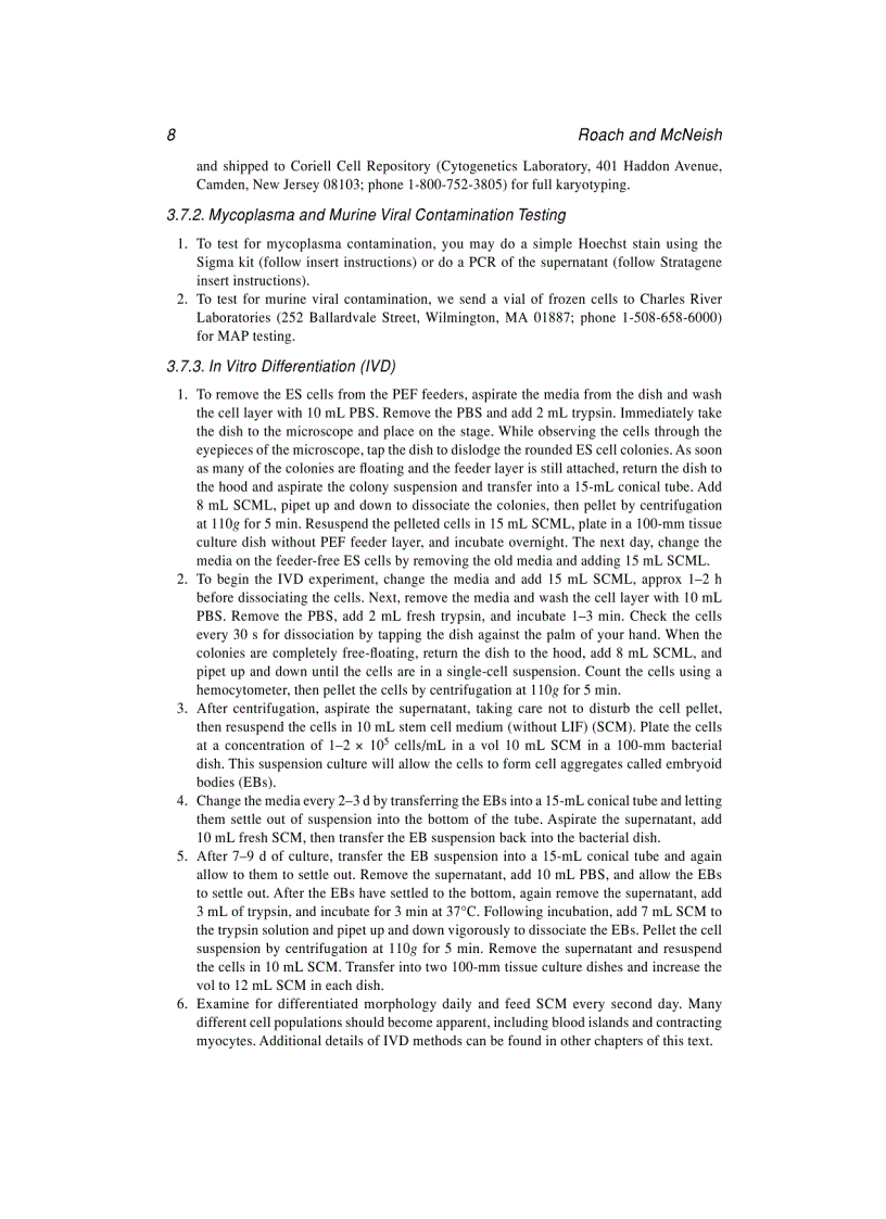 image for page Embryonic Stem Cells Methods And Protocols