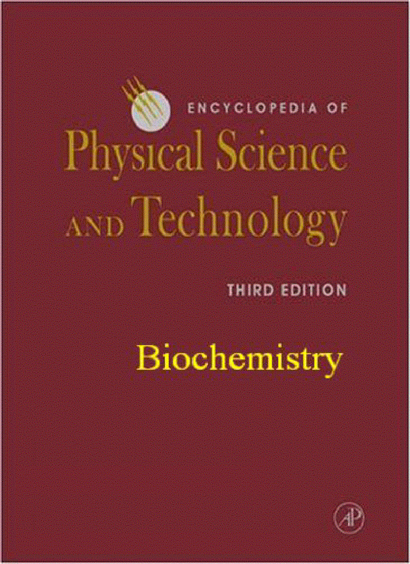 image for page Encyclopedia of Physical Science and Technology Biochemistry 3rd Ed