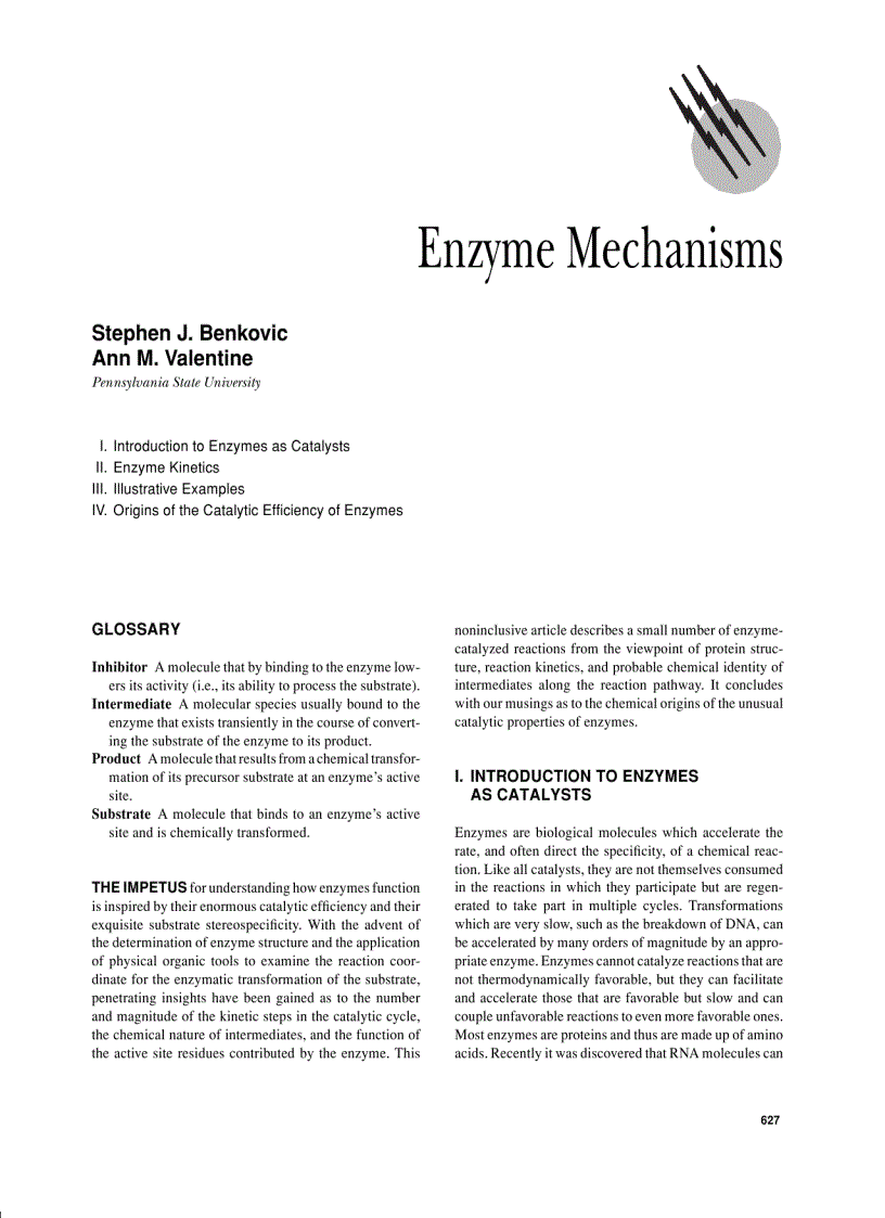 image for page Encyclopedia of Physical Science and Technology Biochemistry 3rd Ed