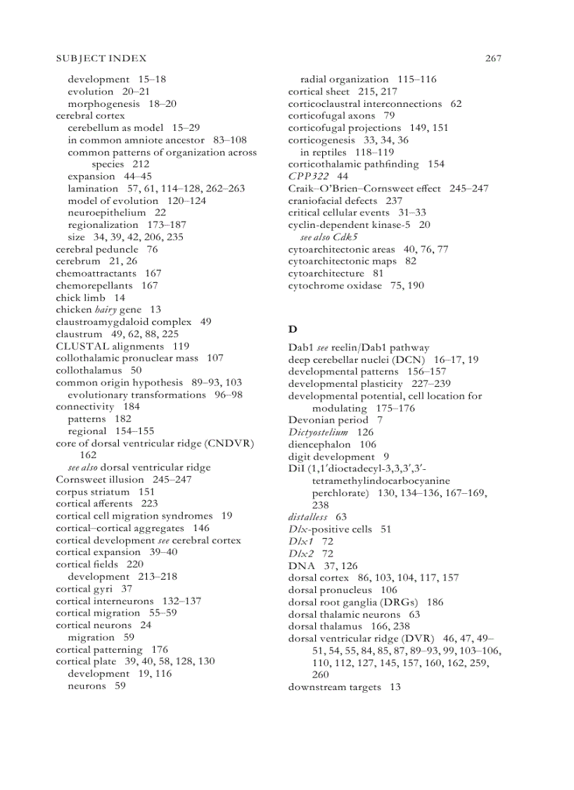 image for page Evolutionary Developmental Biology of the Cerebral Cortex