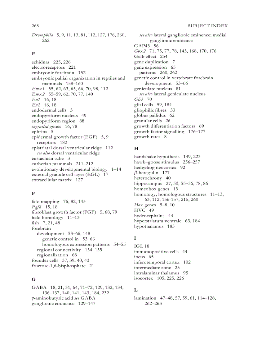 image for page Evolutionary Developmental Biology of the Cerebral Cortex
