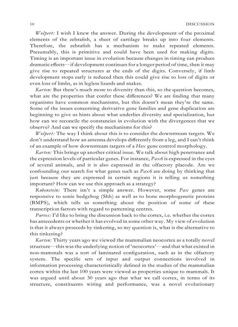 image for page Evolutionary Developmental Biology of the Cerebral Cortex