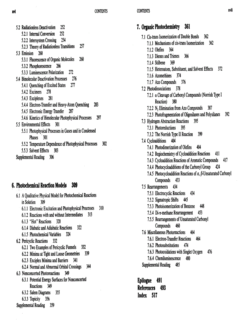 image for page Excited States and Photochemistry of Organic Molecules