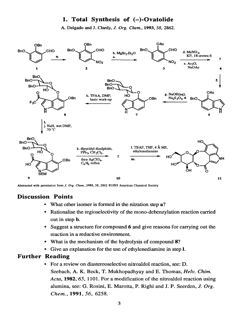 image for page Exercises in Synthetic Organic Chemistry