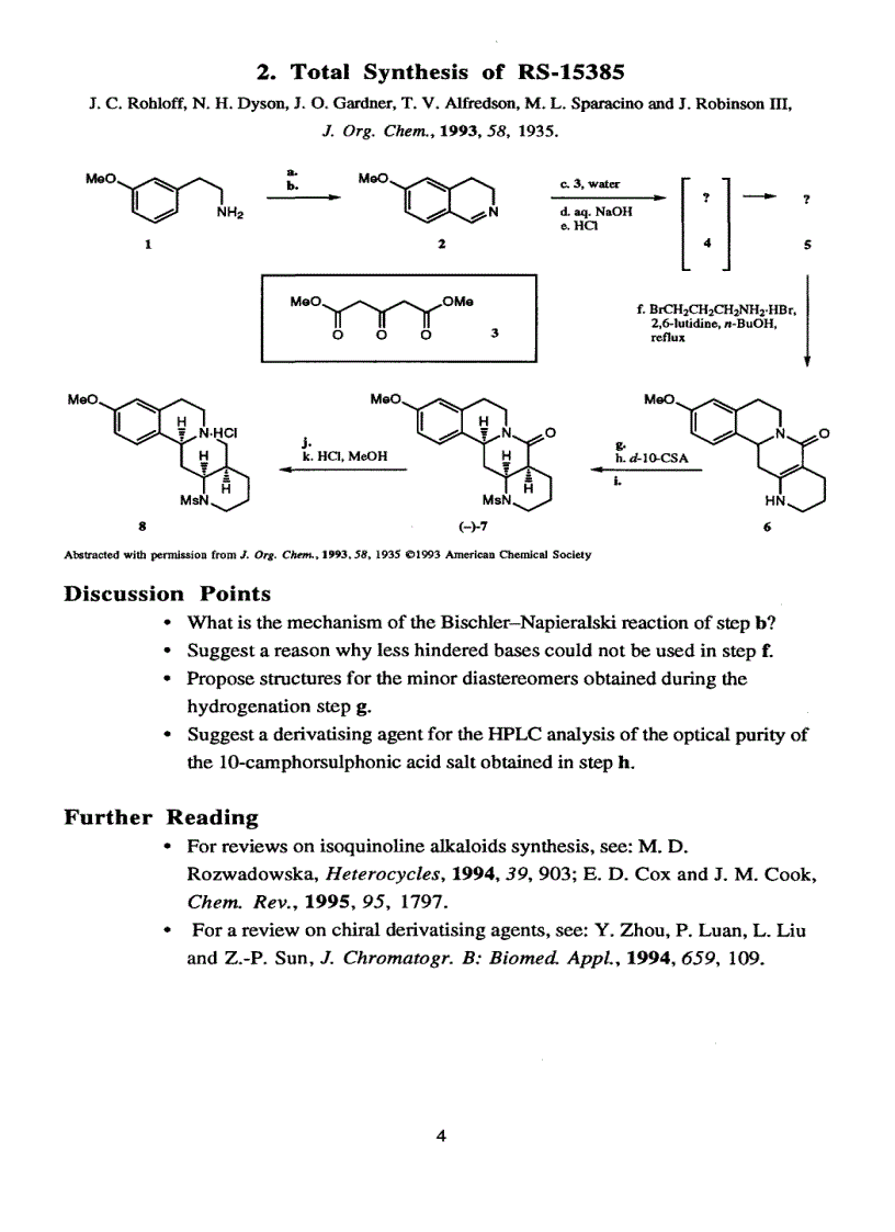 image for page Exercises in Synthetic Organic Chemistry