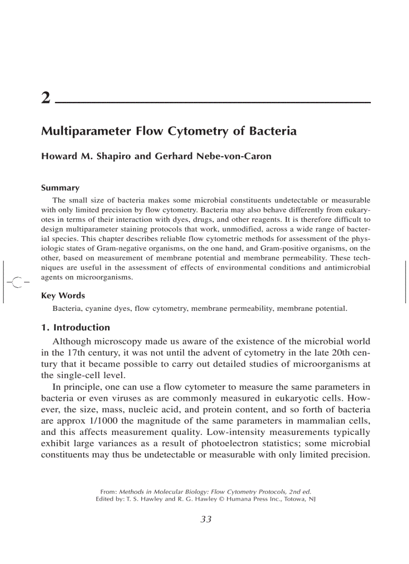 image for page Flow Cytometry Protocols 2d ed