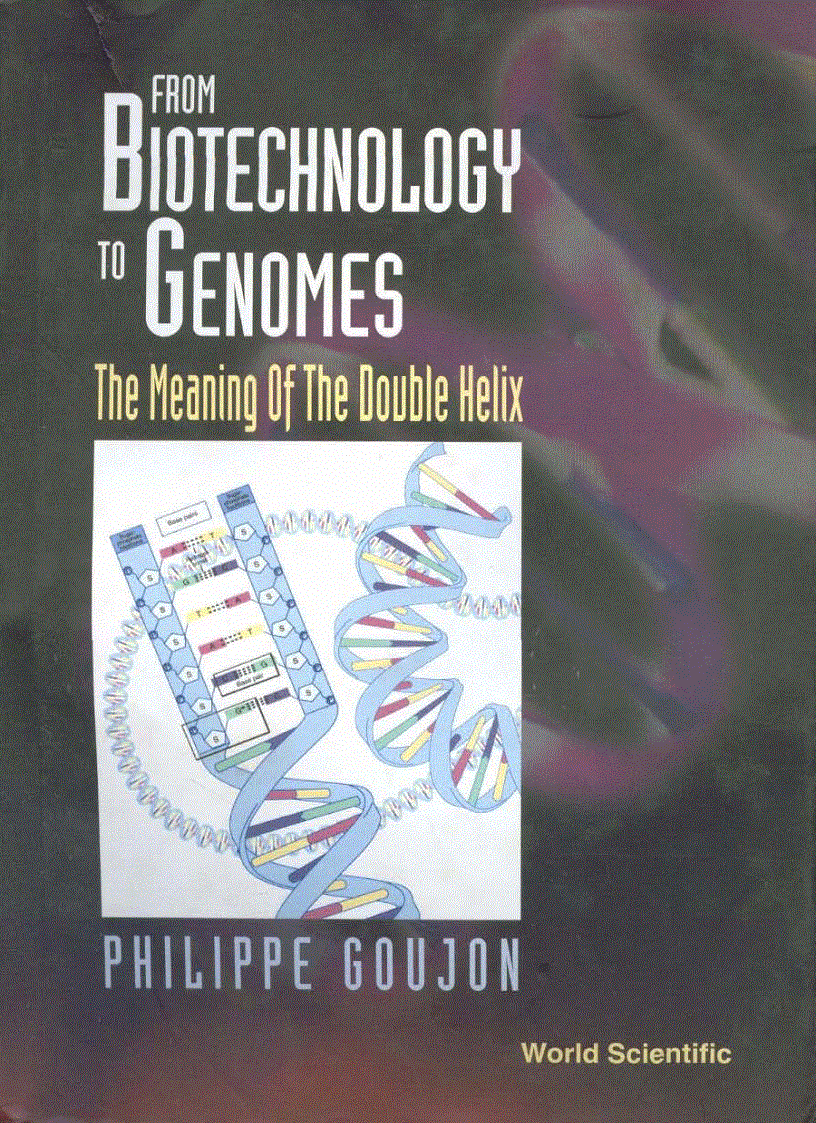 image for page From Biotechnology to Genomes The Meaning of the Double Helix