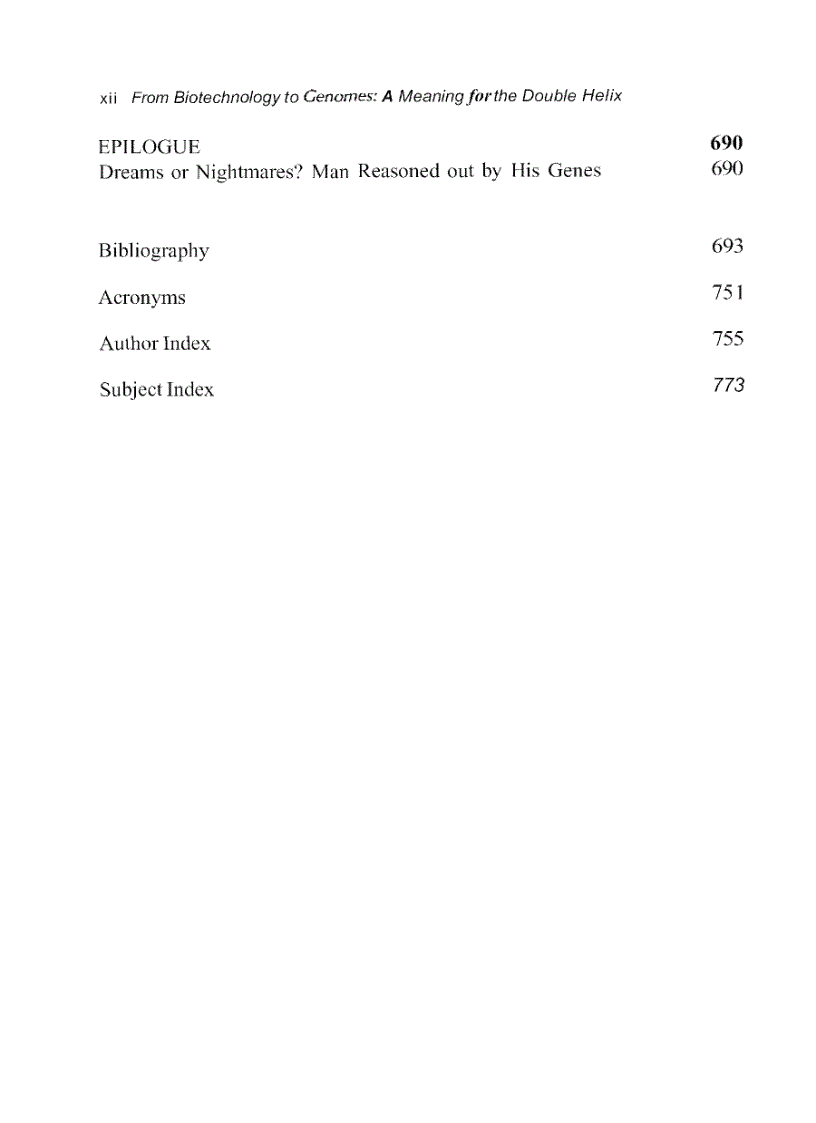 image for page From Biotechnology to Genomes The Meaning of the Double Helix