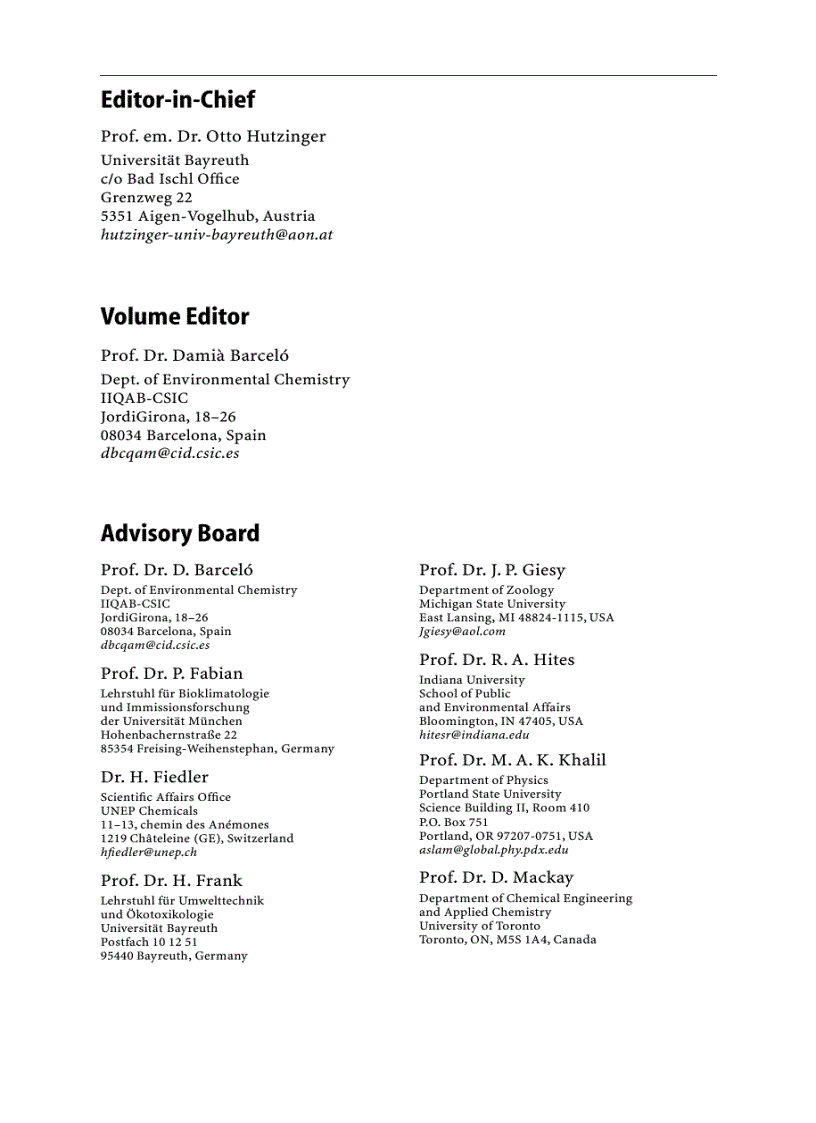 image for page Fuel Oxygenates The Handbook of Environmental Chemistry