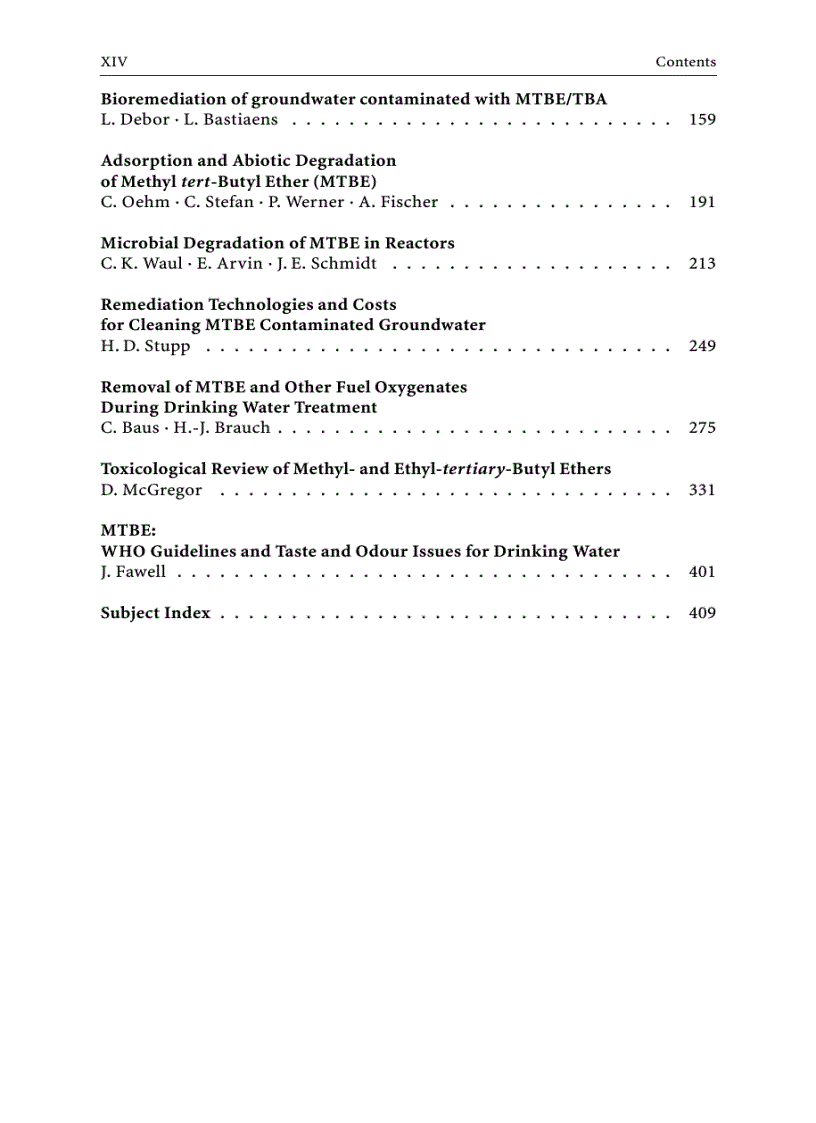 image for page Fuel Oxygenates The Handbook of Environmental Chemistry