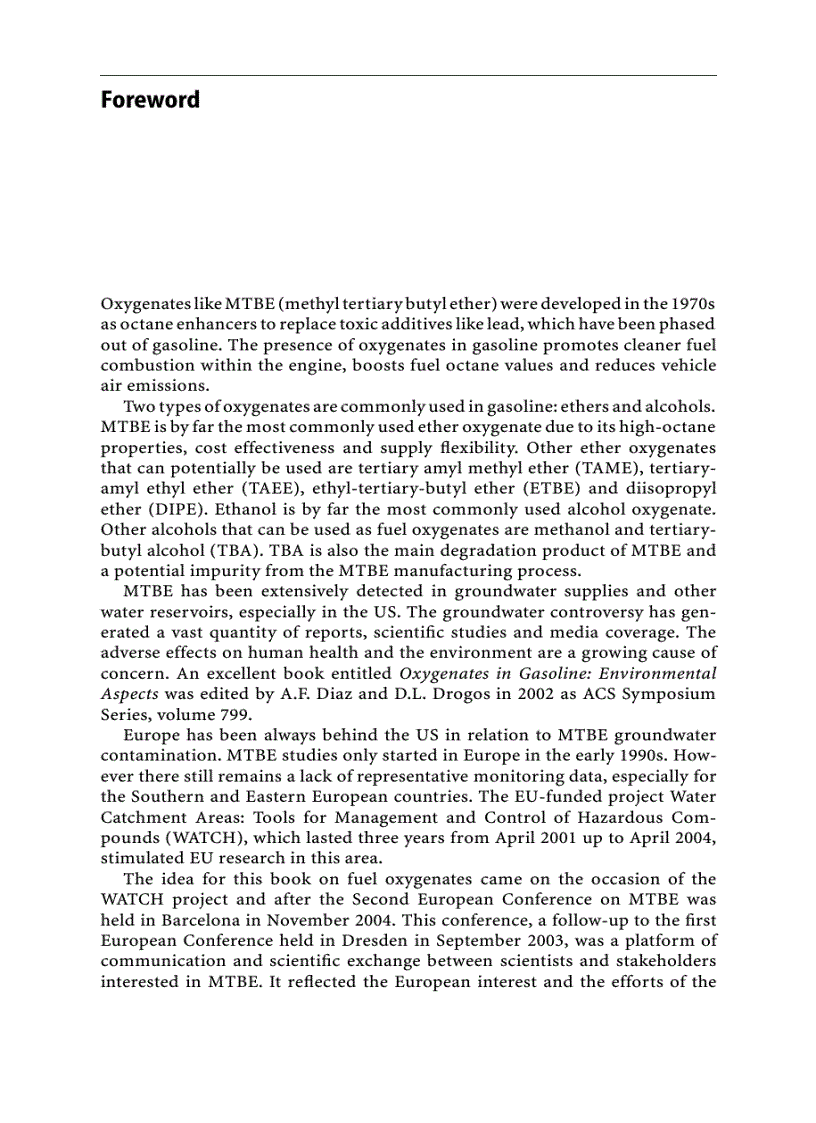 image for page Fuel Oxygenates The Handbook of Environmental Chemistry