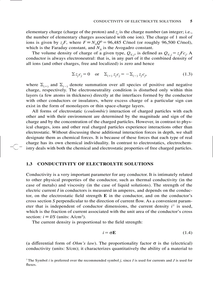 image for page Fundamentals of Electrochemistry 2d Ed
