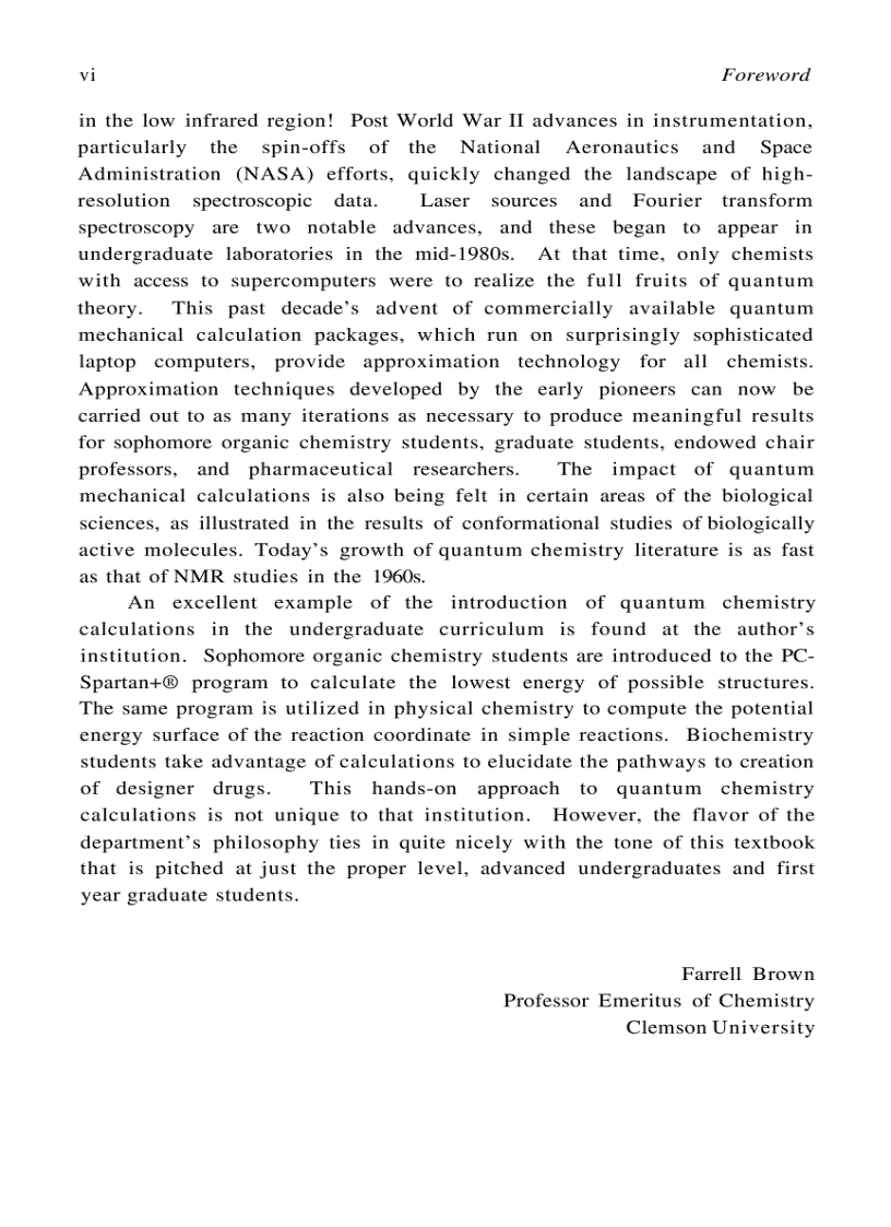 image for page Fundamentals of Quantum Chemistry Molecular Spectroscopy and Modern Electronic Structure Computations