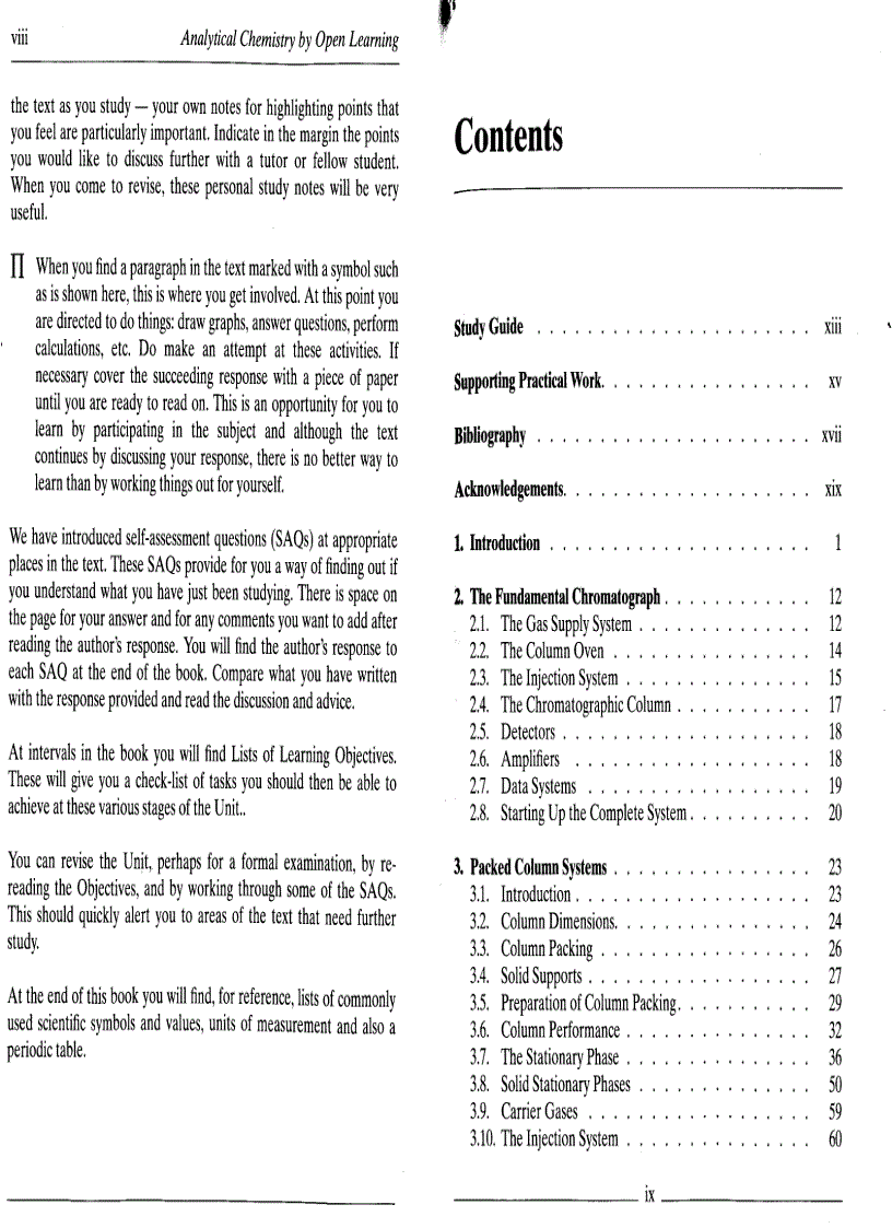 Gas Chromatography Analytical Chemistry by Open Learning 2nd Ed