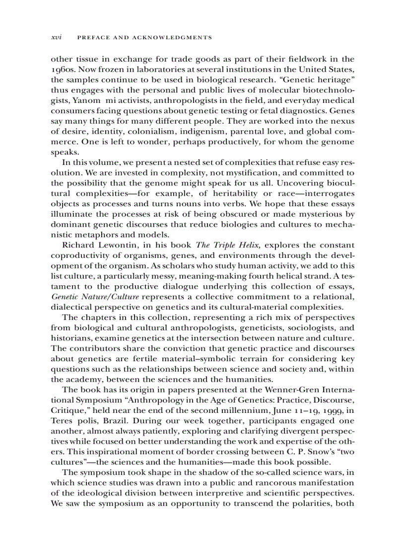 image for page Genetic NatureCulture Anthropology and Science beyond the Two Culture Divide
