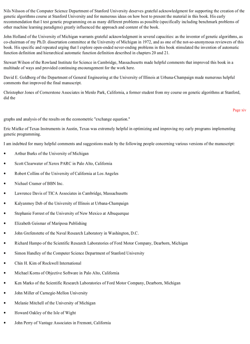 image for page Genetic Programming On the Programming of Computers by Means of Natural Selection