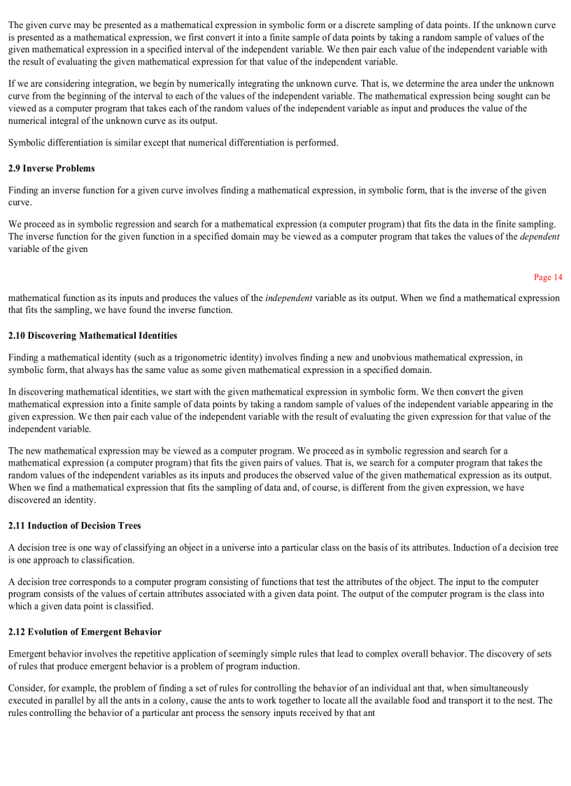 image for page Genetic Programming On the Programming of Computers by Means of Natural Selection