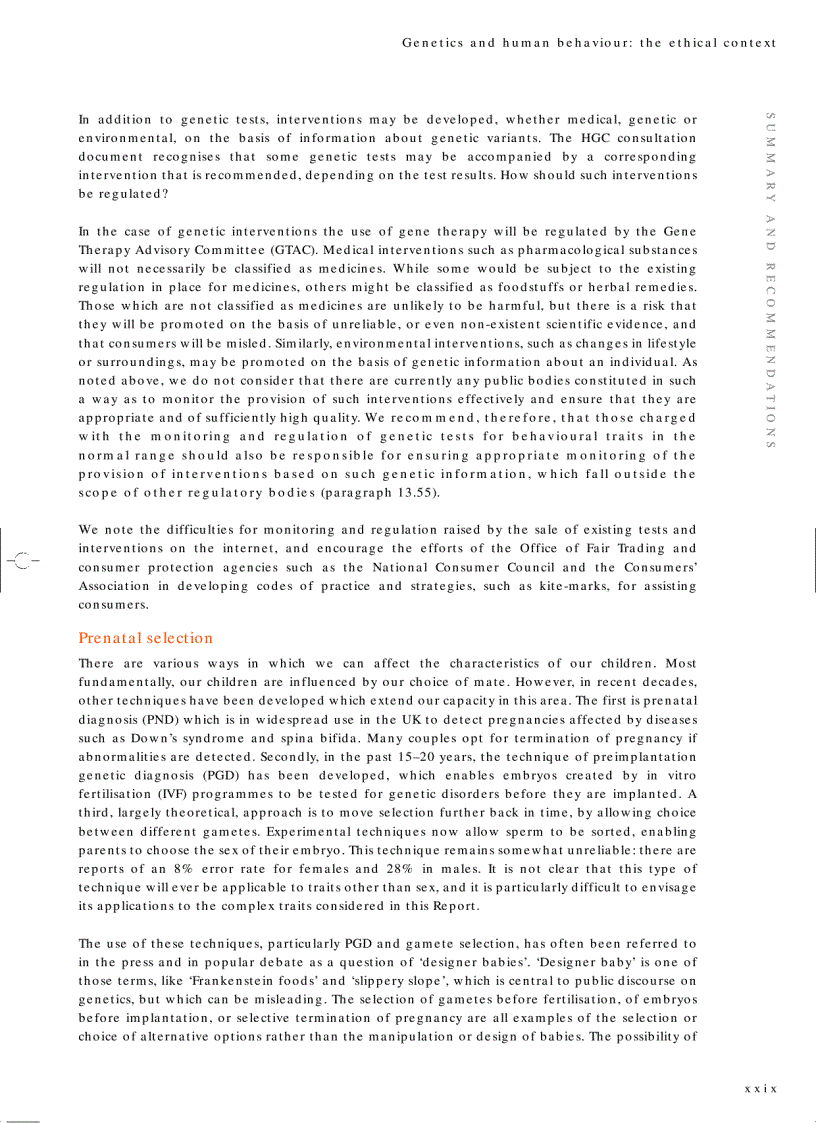 image for page Genetics and human behaviour the ethical context