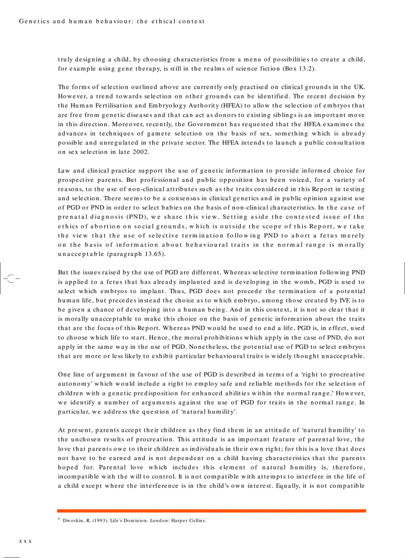 image for page Genetics and human behaviour the ethical context