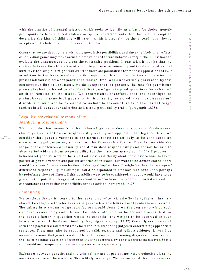 image for page Genetics and human behaviour the ethical context