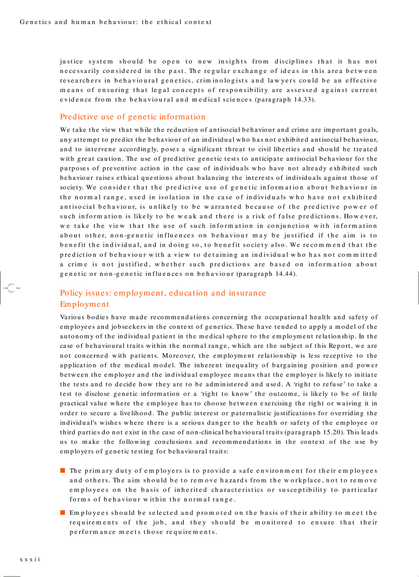 image for page Genetics and human behaviour the ethical context