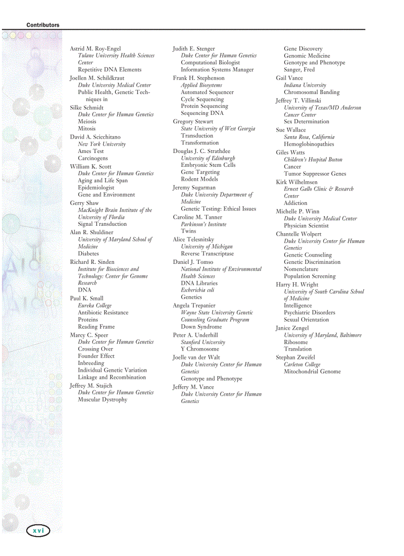image for page Genetics Vol 2 E I Macmillan Science Library