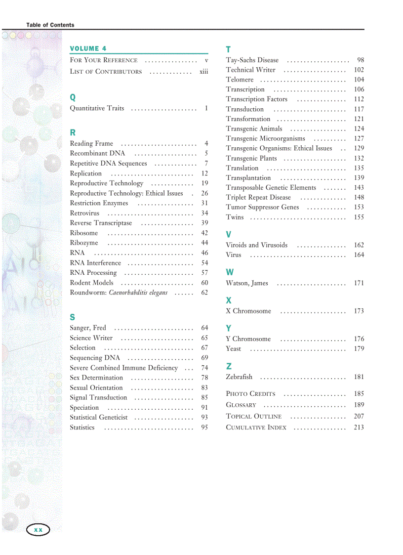 image for page Genetics Vol 2 E I Macmillan Science Library