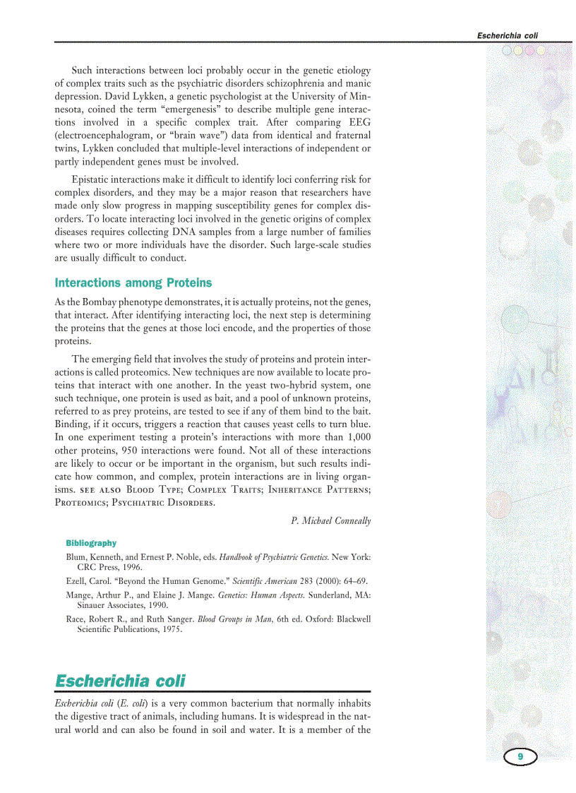 image for page Genetics Vol 2 E I Macmillan Science Library