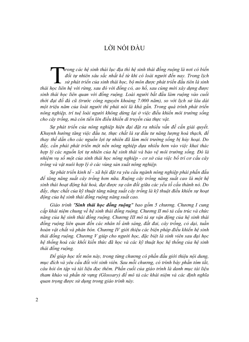 image for page Giáo Trình Sinh Thái Học