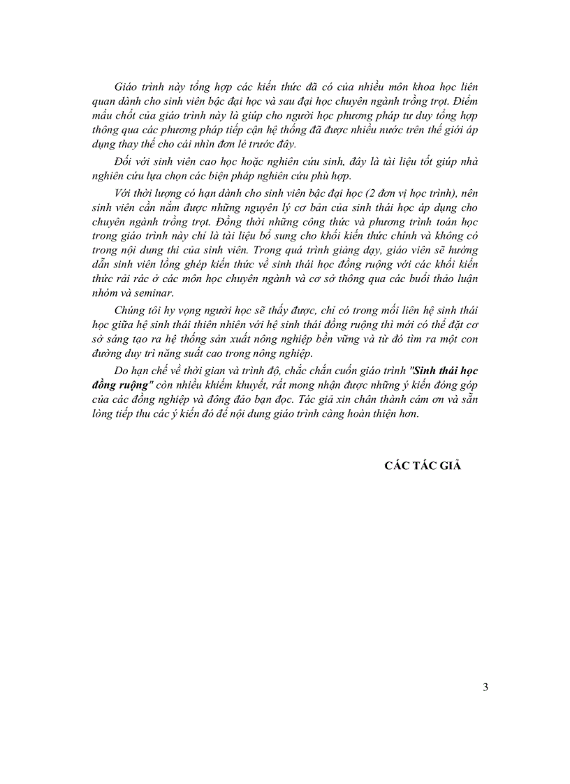 image for page Giáo Trình Sinh Thái Học