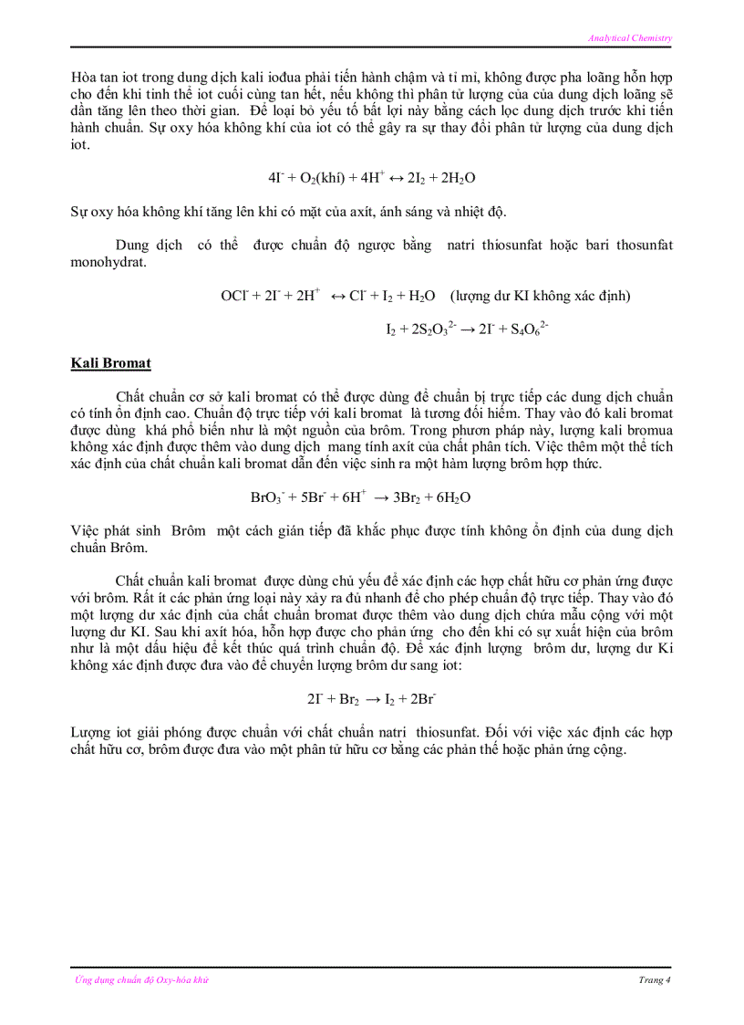 image for page Giáo Trình Ứng Dụng Chuẩn Độ Ôxy Hóa Khử titration