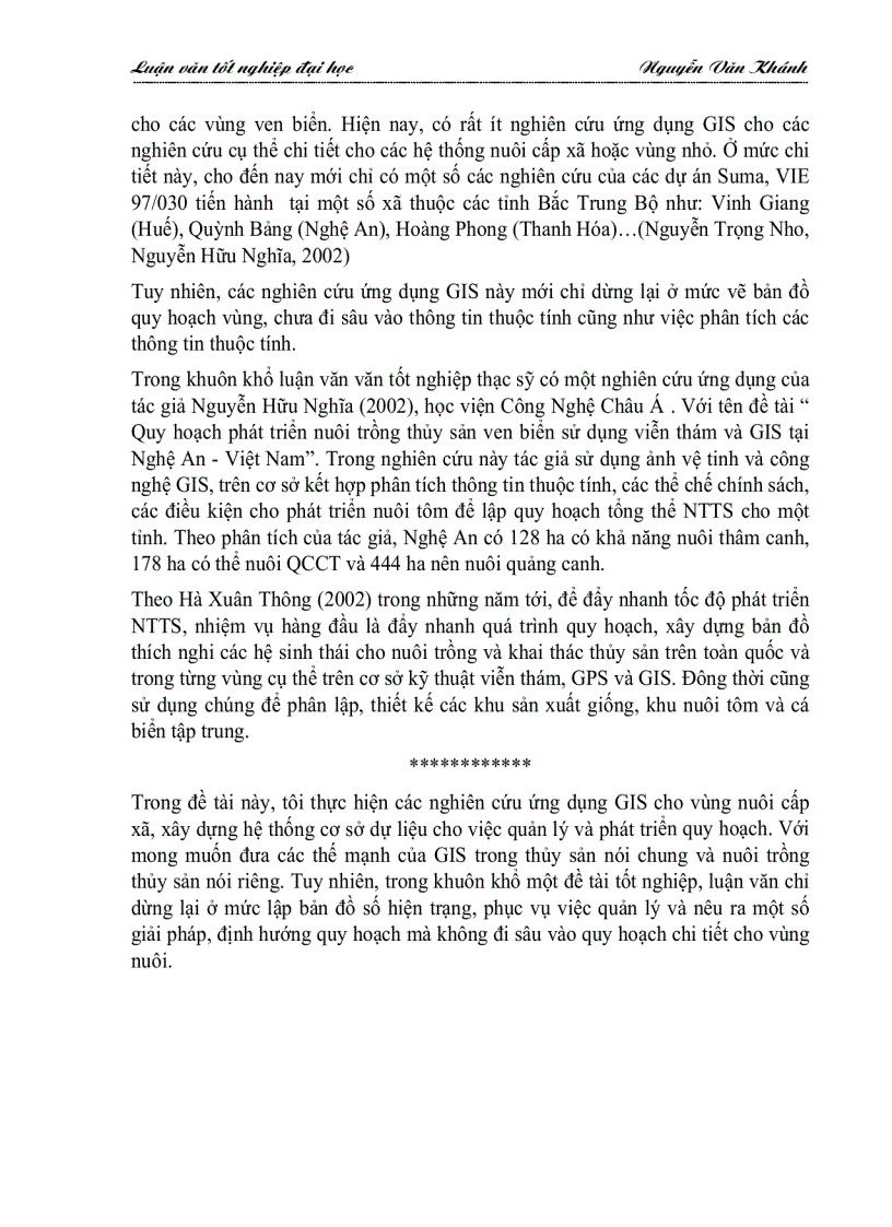 image for page Giáo Trình Ứng Dụng Công Nghệ Gis Trong Hổ Trợ Quy Hoạch Nuôi Trồng Thủy Sản Xã Xuân Lâm Tĩnh Gia Thanh Hóa