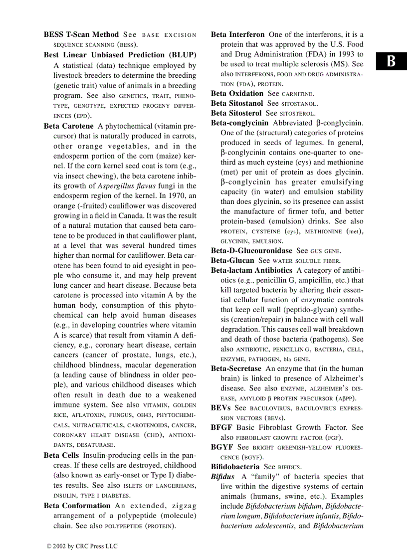 image for page Glossary of Biotechnology Terms Third Edition