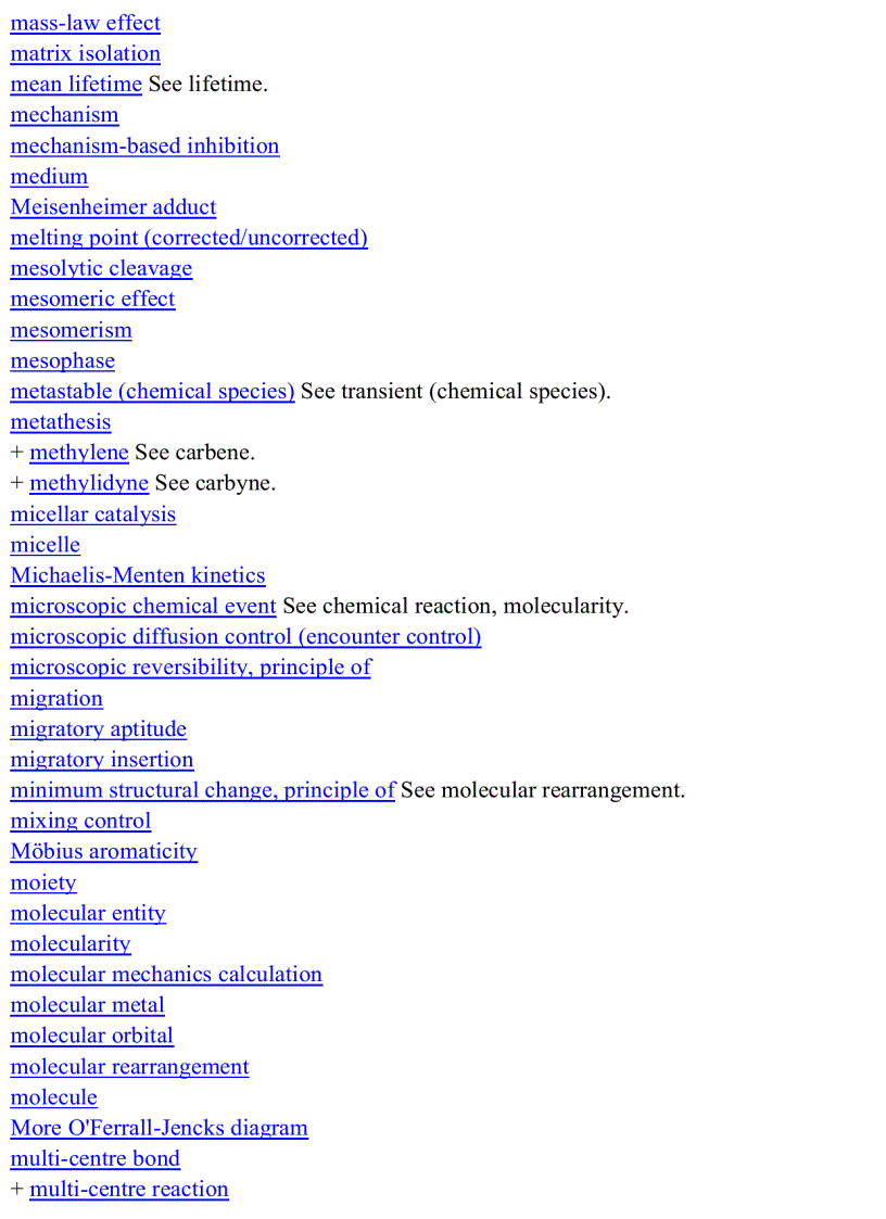image for page GLOSSARY OF TERMS USED IN PHYSICAL ORGANIC CHEMISTRY
