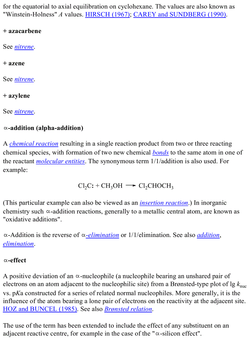 image for page GLOSSARY OF TERMS USED IN PHYSICAL ORGANIC CHEMISTRY