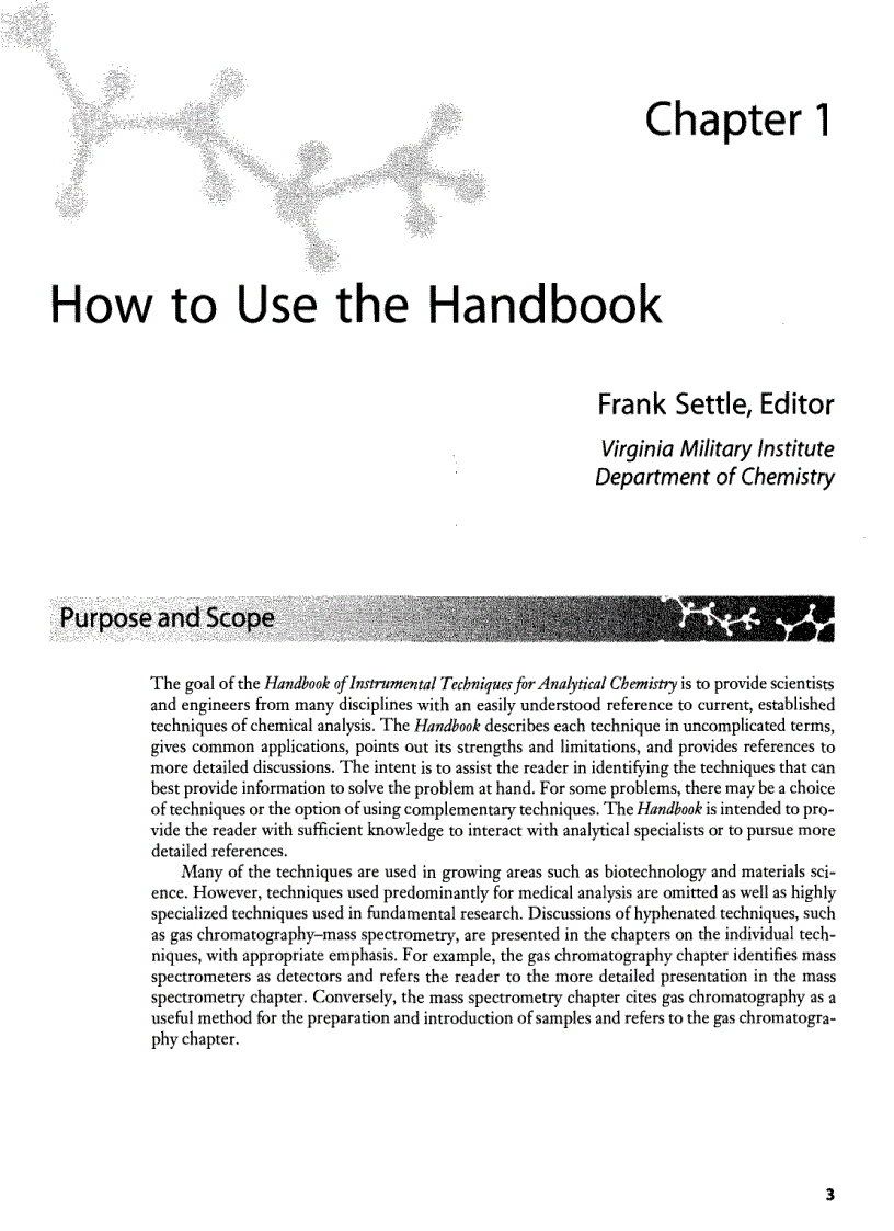 image for page Handbook Of Instrumental Techniques For Analytical Chemistry