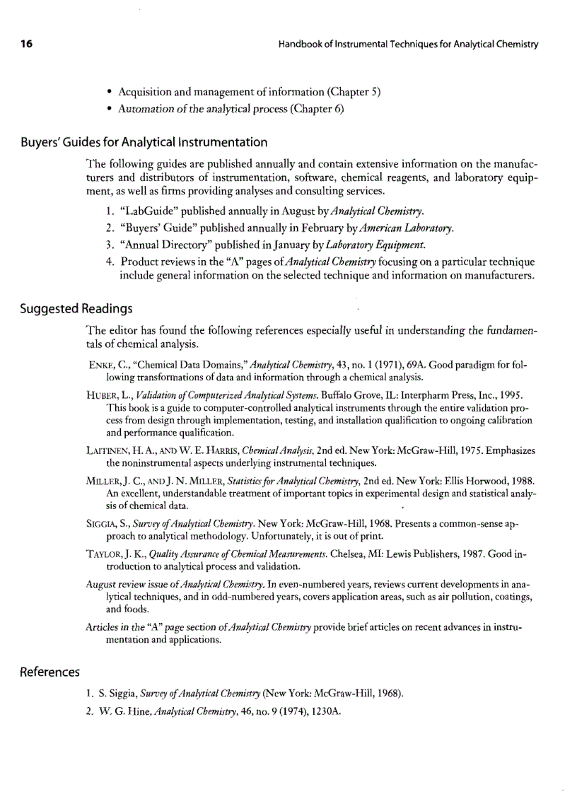 image for page Handbook Of Instrumental Techniques For Analytical Chemistry