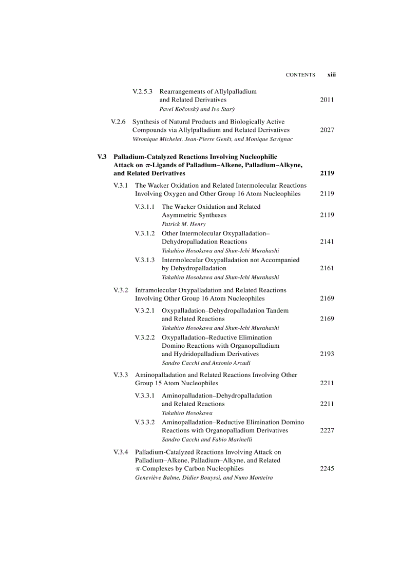 image for page HANDBOOK OF ORGANOPALLADIUM CHEMISTRY FOR ORGANIC SYNTHESIS Volume 2