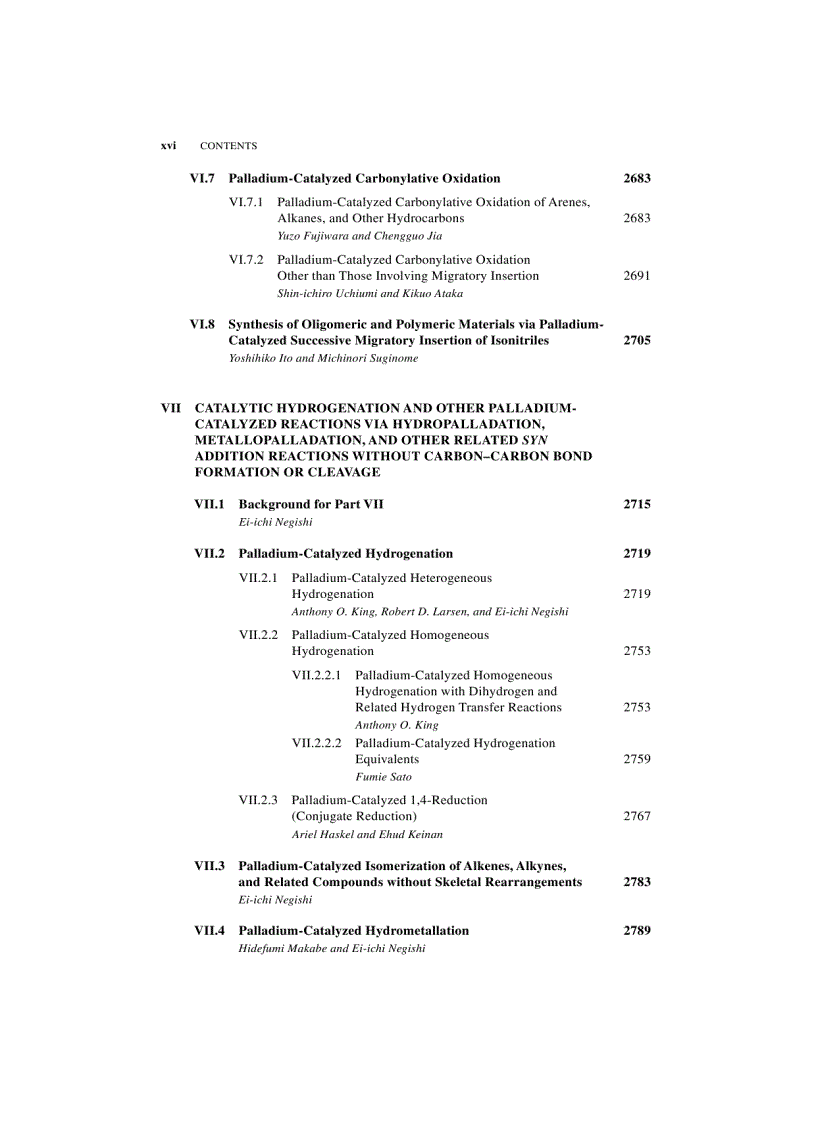 image for page HANDBOOK OF ORGANOPALLADIUM CHEMISTRY FOR ORGANIC SYNTHESIS Volume 2