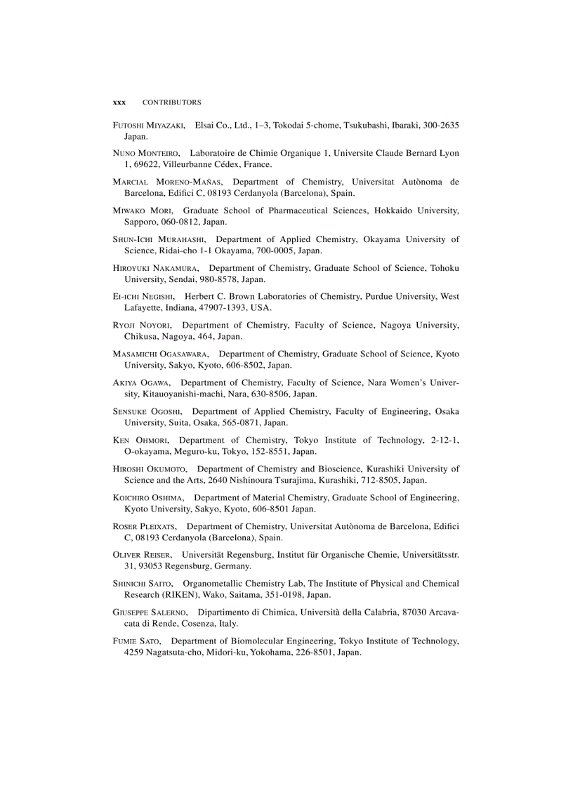 image for page HANDBOOK OF ORGANOPALLADIUM CHEMISTRY FOR ORGANIC SYNTHESIS Volume 2
