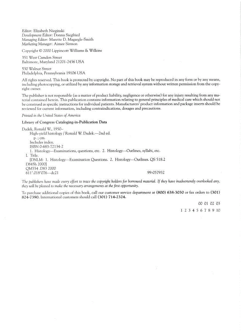 image for page High Yield Histology 2d ed