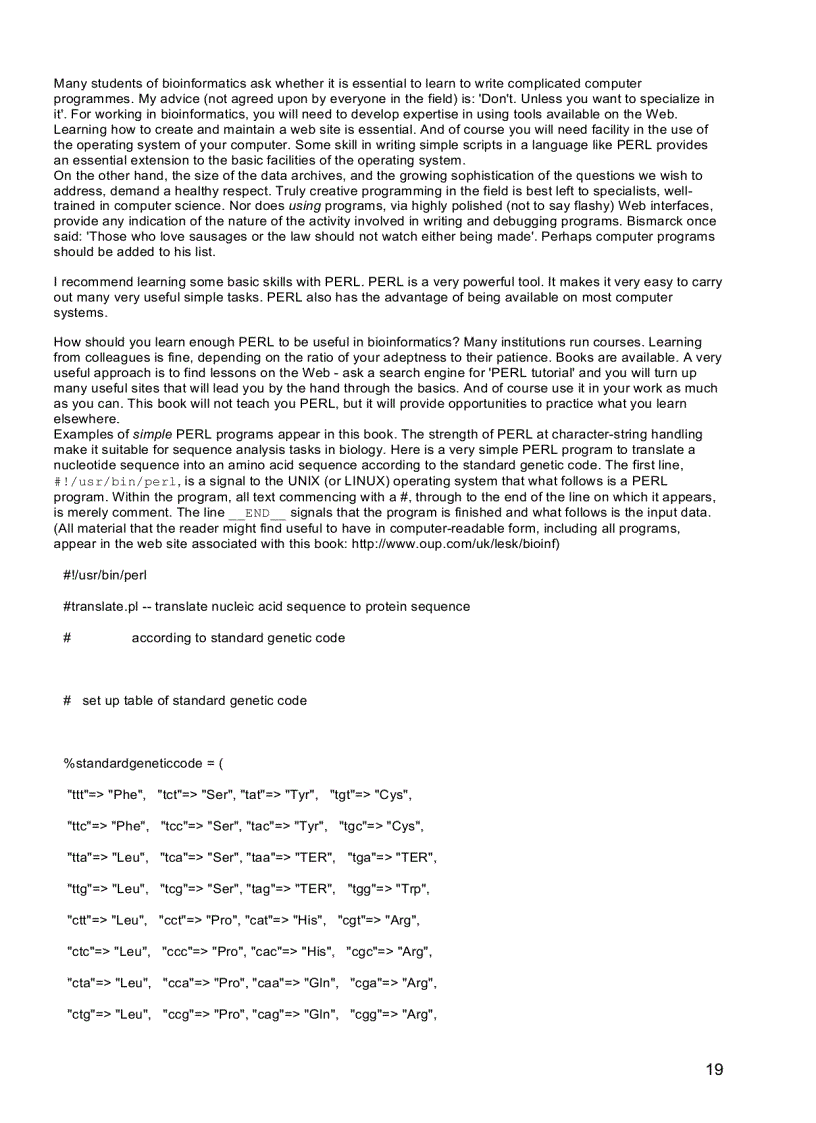 image for page Introduction to Bioinformatics