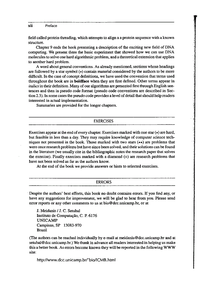 image for page Introduction to Computational molecular biology