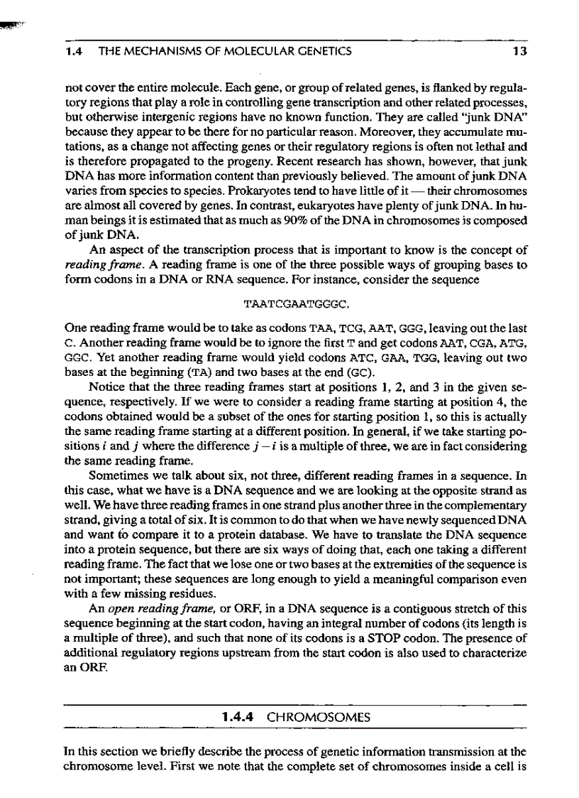 image for page Introduction to Computational molecular biology