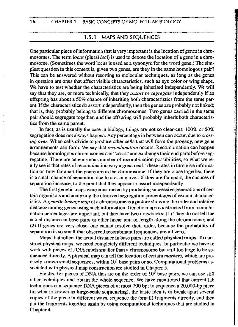 image for page Introduction to Computational molecular biology