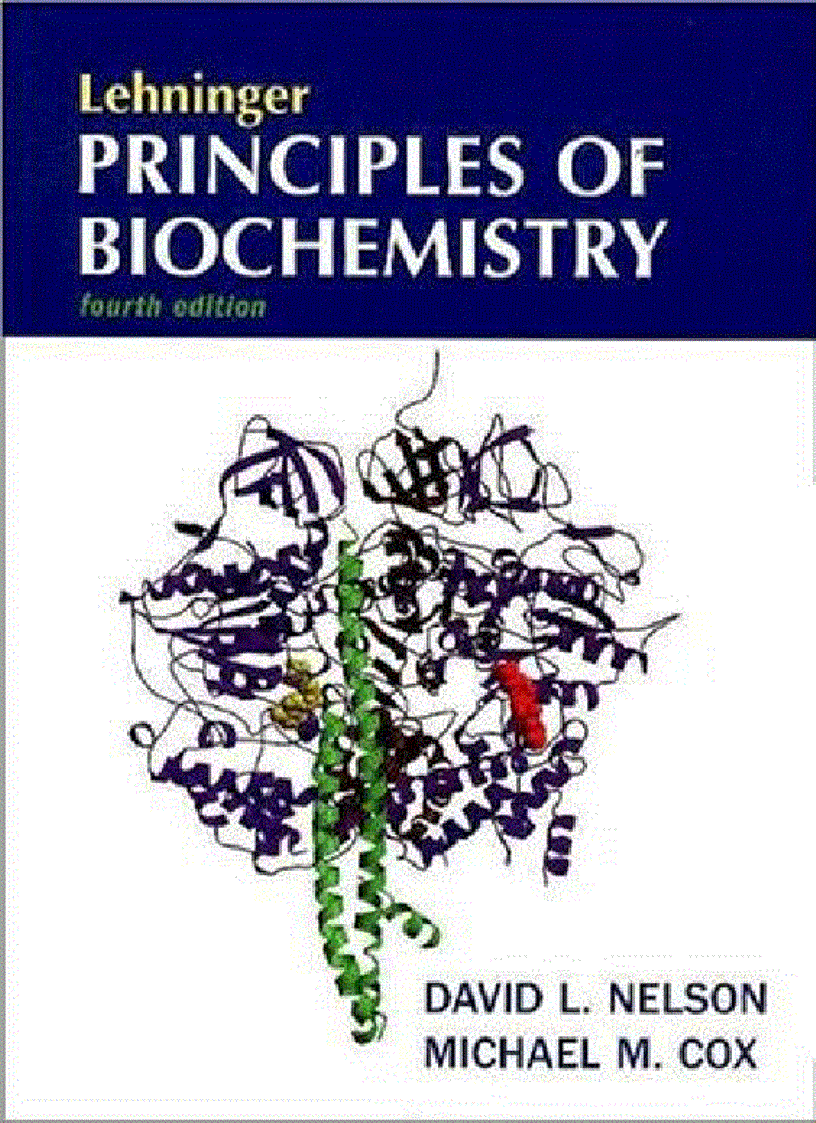 image for page Lehninger Principles of Biochemistry Fourth Edition