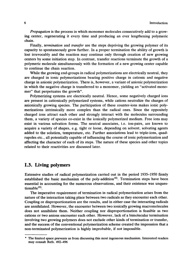 image for page Living Polymers and Mechanisms of Anionic Polymerization