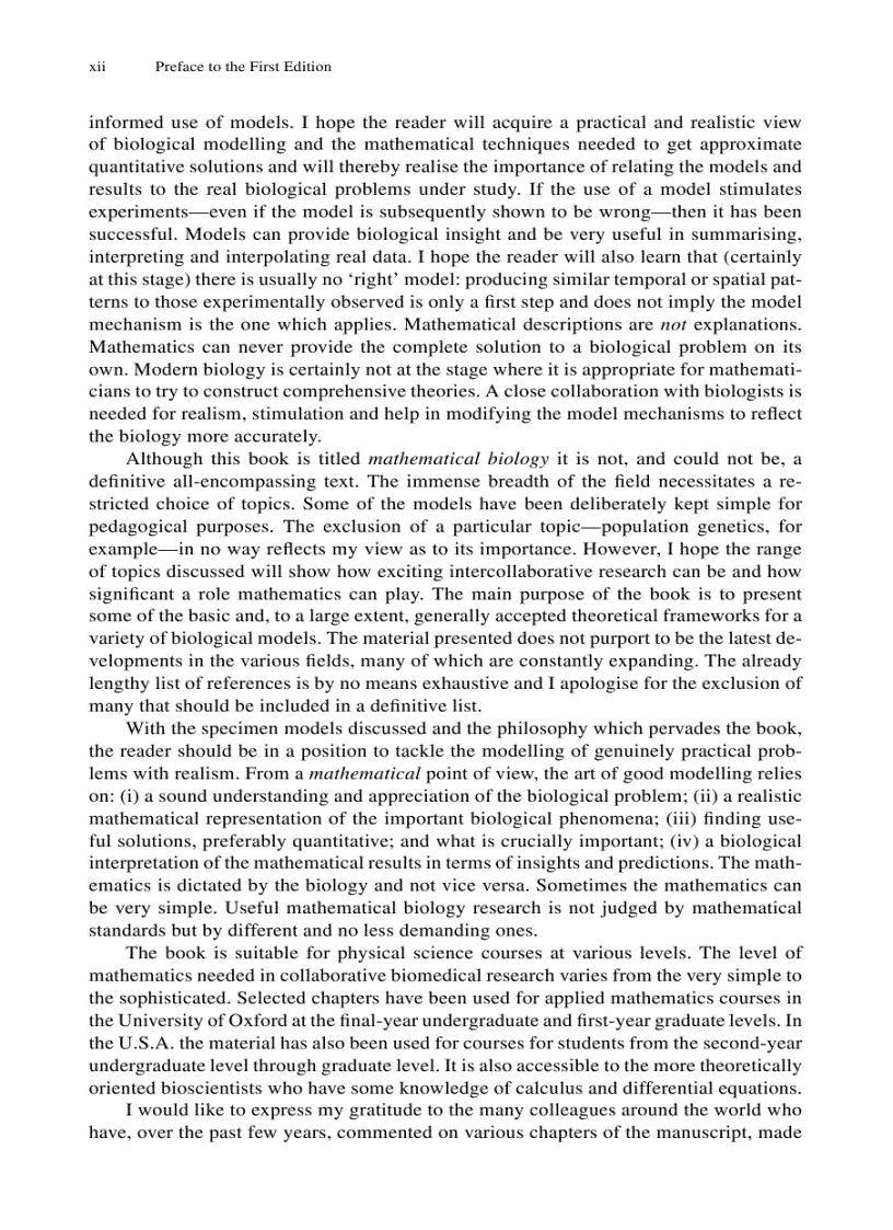 image for page Mathematical Biology I An Introduction Third Edition